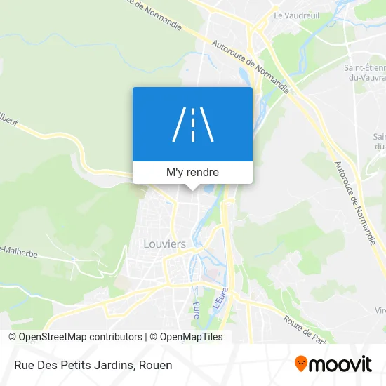 Rue Des Petits Jardins plan