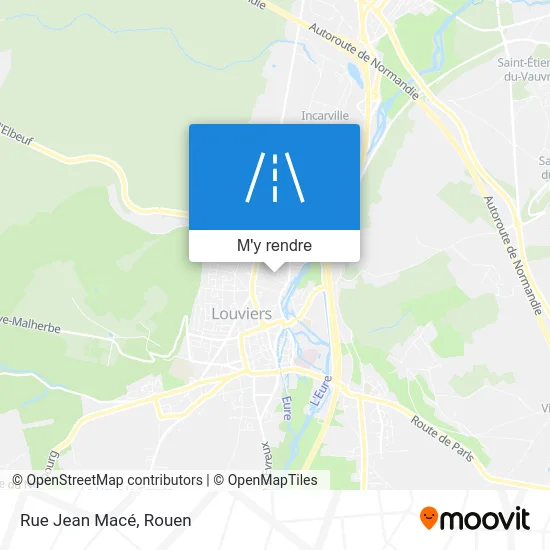Rue Jean Macé plan