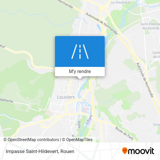 Impasse Saint-Hildevert plan
