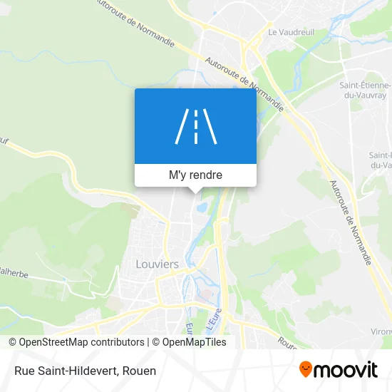 Rue Saint-Hildevert plan