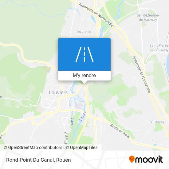 Rond-Point Du Canal plan