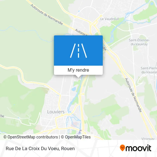 Rue De La Croix Du Voeu plan