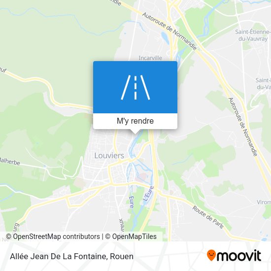 Allée Jean De La Fontaine plan