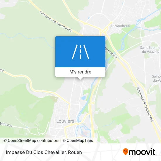 Impasse Du Clos Chevallier plan