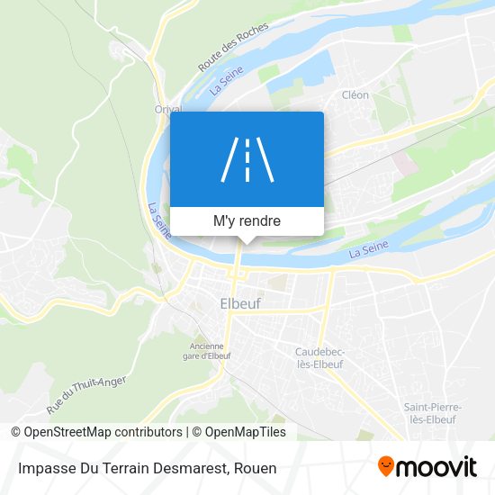 Impasse Du Terrain Desmarest plan