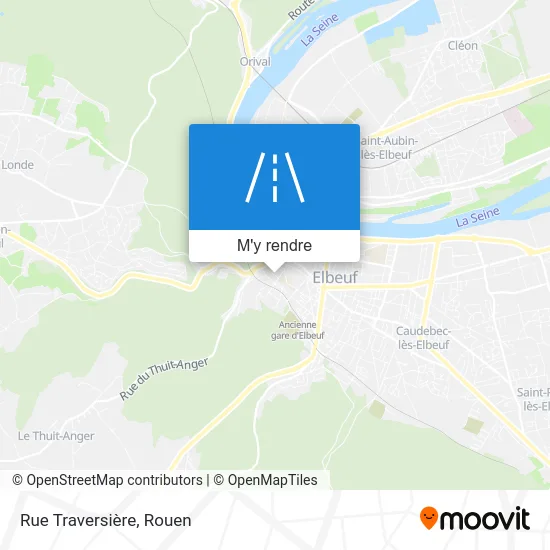 Rue Traversière plan