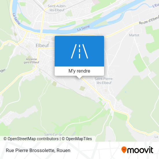 Rue Pierre Brossolette plan