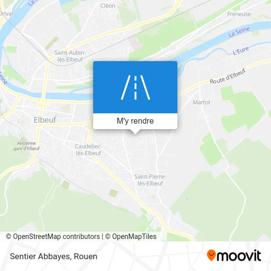 Sentier Abbayes plan