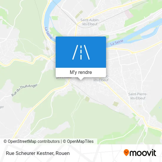 Rue Scheurer Kestner plan