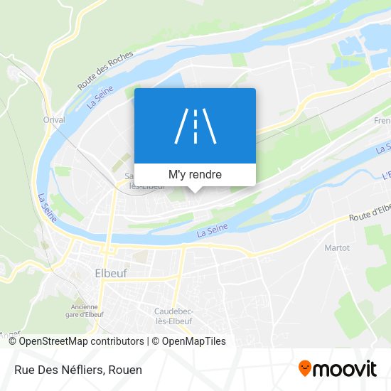 Rue Des Néfliers plan