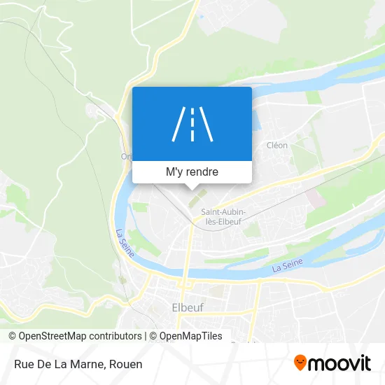 Rue De La Marne plan