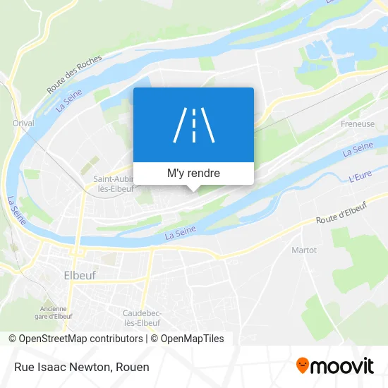 Rue Isaac Newton plan