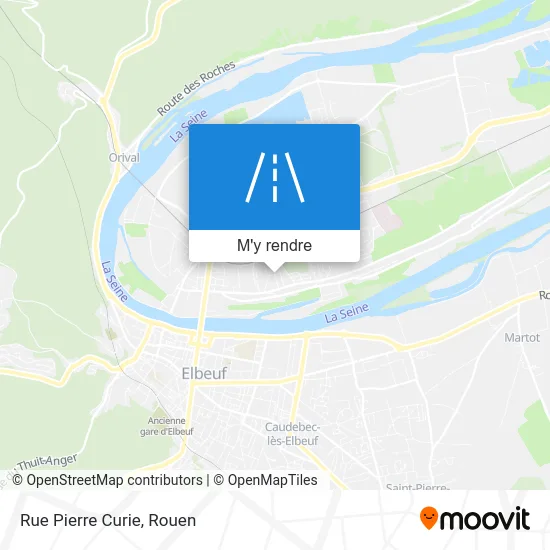 Rue Pierre Curie plan