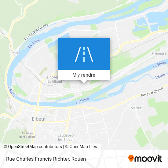 Rue Charles Francis Richter plan