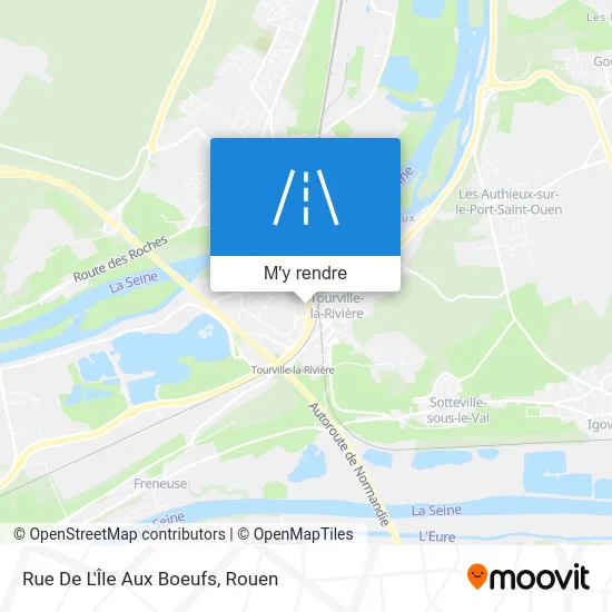 Rue De L'Île Aux Boeufs plan