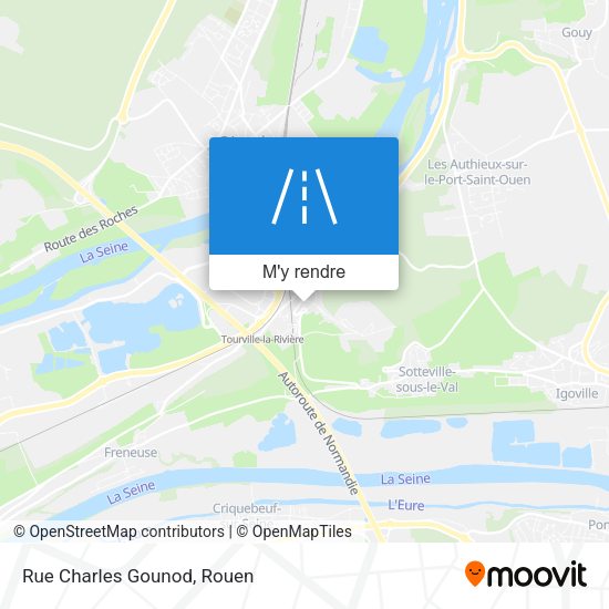 Rue Charles Gounod plan