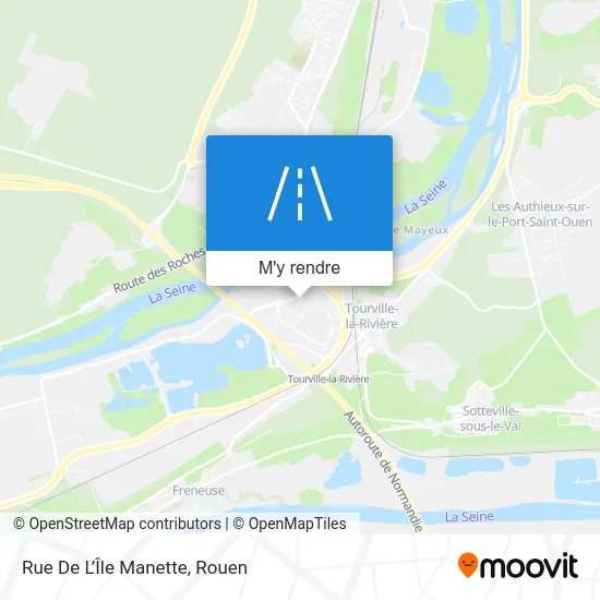 Rue De L’Île Manette plan