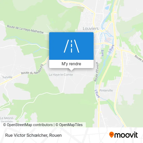 Rue Victor Schœlcher plan