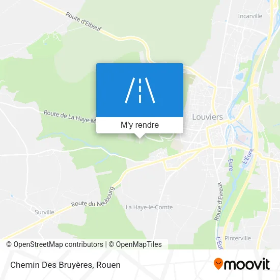 Chemin Des Bruyères plan
