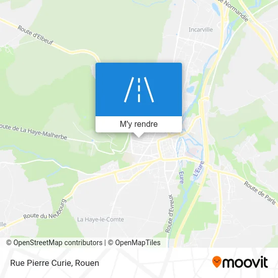 Rue Pierre Curie plan