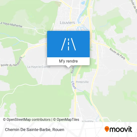 Chemin De Sainte-Barbe plan