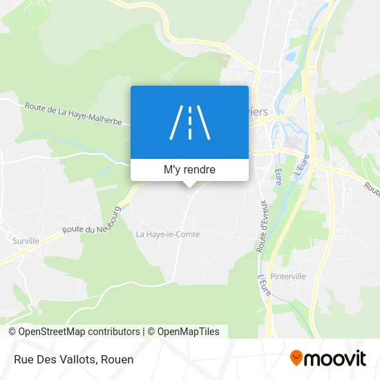 Rue Des Vallots plan