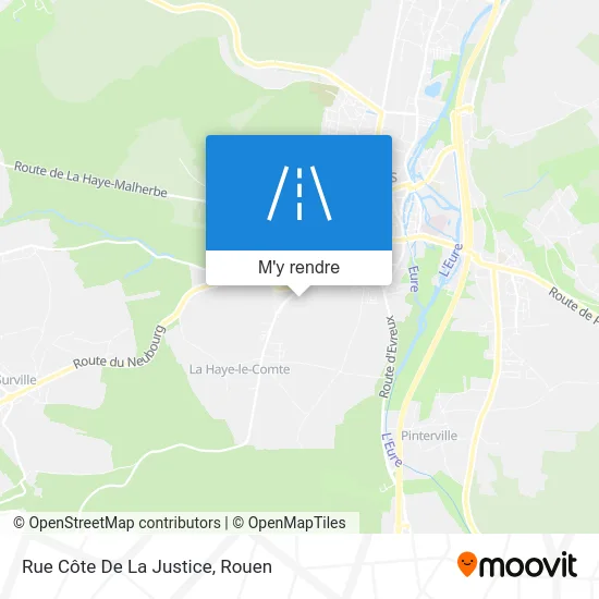 Rue Côte De La Justice plan