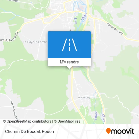 Chemin De Becdal plan