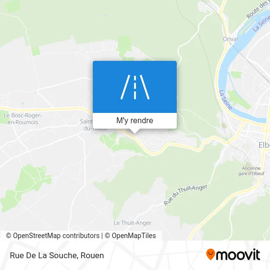 Rue De La Souche plan