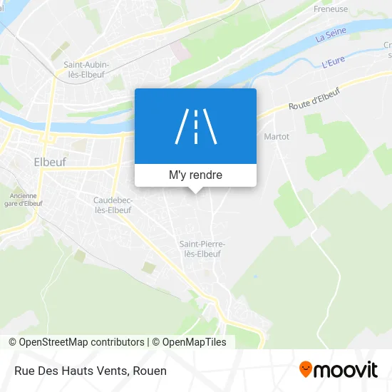 Rue Des Hauts Vents plan