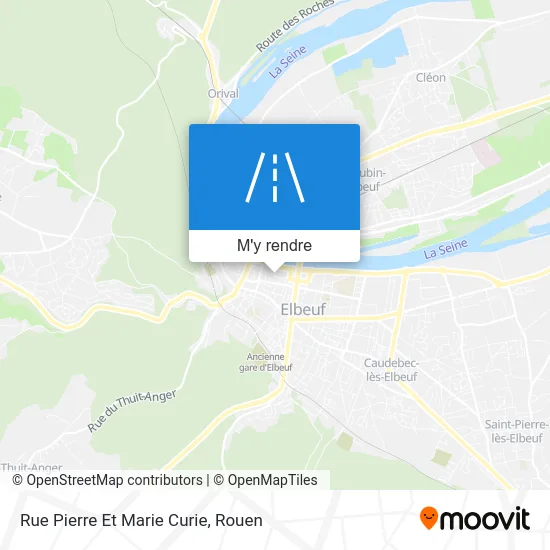 Rue Pierre Et Marie Curie plan