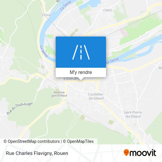 Rue Charles Flavigny plan