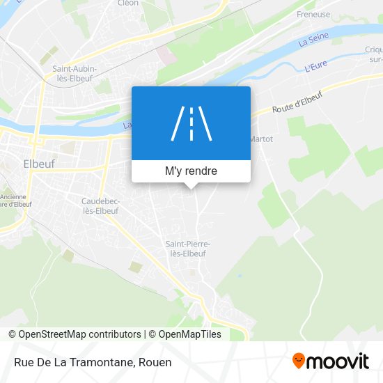 Rue De La Tramontane plan