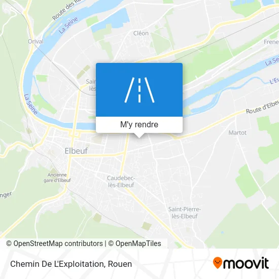 Chemin De L'Exploitation plan