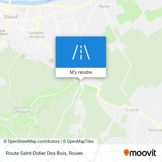 Route Saint-Didier Des Bois plan