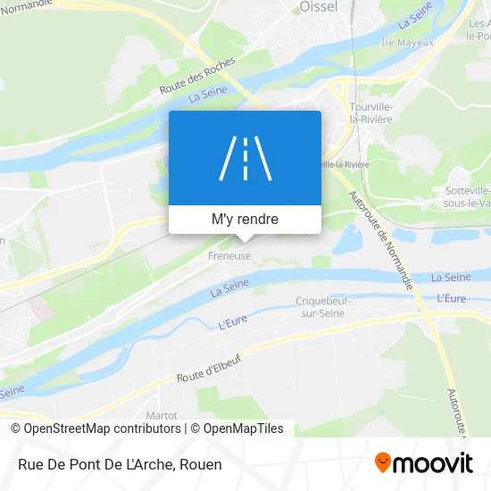 Rue De Pont De L'Arche plan