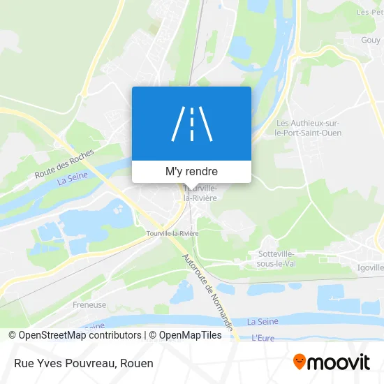 Rue Yves Pouvreau plan