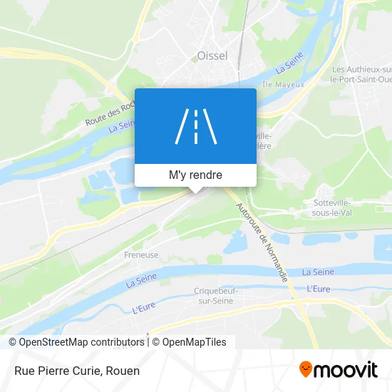 Rue Pierre Curie plan