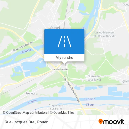 Rue Jacques Brel plan