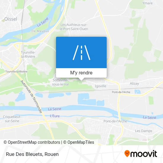 Rue Des Bleuets plan