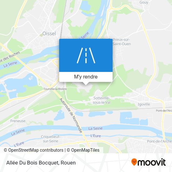 Allée Du Bois Bocquet plan