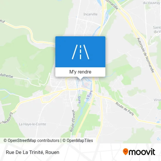 Rue De La Trinité plan