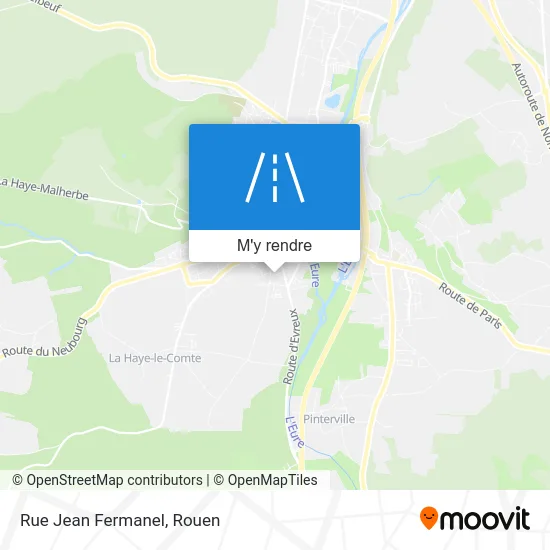 Rue Jean Fermanel plan