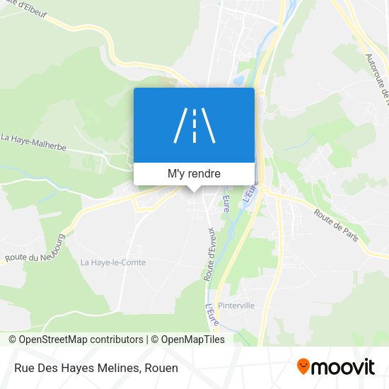 Rue Des Hayes Melines plan