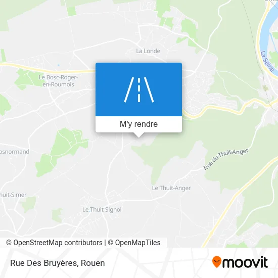 Rue Des Bruyères plan