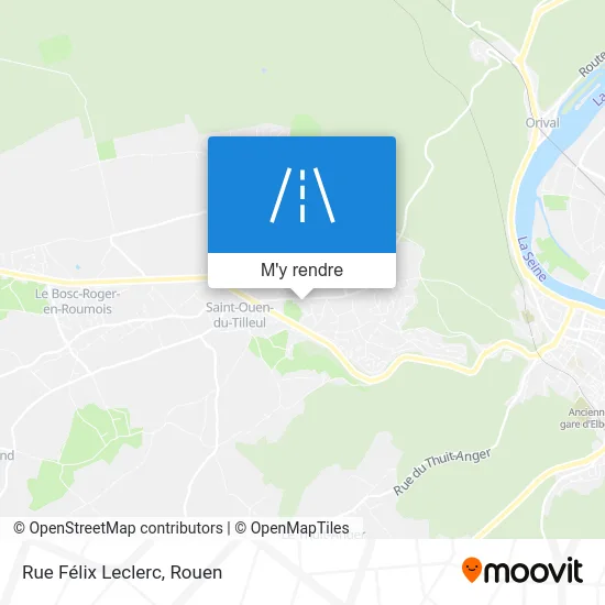 Rue Félix Leclerc plan