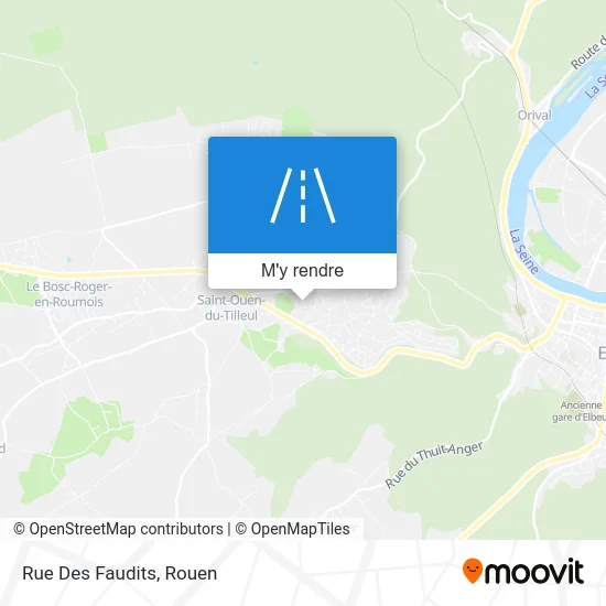 Rue Des Faudits plan