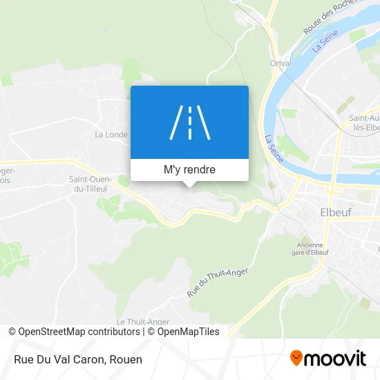 Rue Du Val Caron plan