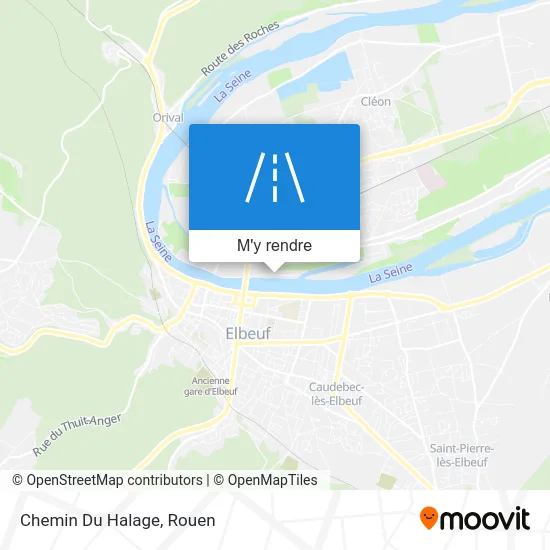 Chemin Du Halage plan
