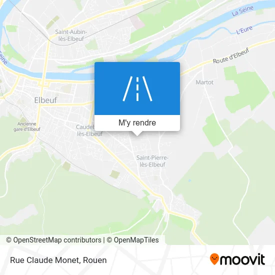 Rue Claude Monet plan